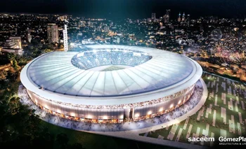 El Estadio Centenario que se proyecta para el Mundial 2030