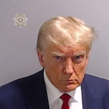 La foto del fichaje de Donald Trump, inédito para un presidente
