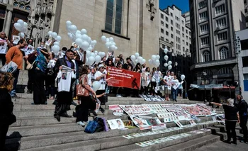 Miles de personas se movilizaron en Brasil para reclamar justicia por los desaparecidos