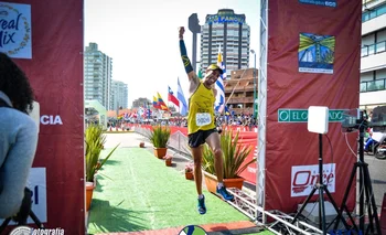Alisson Rocha Peres, ganador de la Maratón de Punta del Este 2018