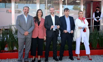 Gustavo Trelles, Ana Paula Aboal, Pablo Gaudio, Alejandro Sosa y Virginia Staricco 