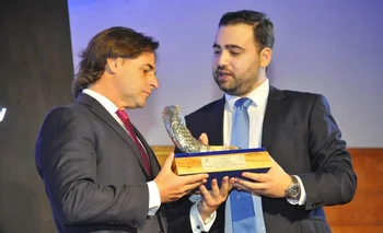 Luis Lacalle Pou recibe Premio Jerusalén