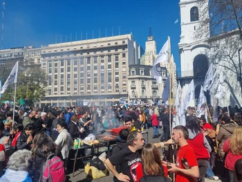 Imágenes de las manifestaciones en Buenos Aires en apoyo a Cristina Kirchner