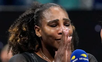 Serena Williams lloró en su despedida del tenis