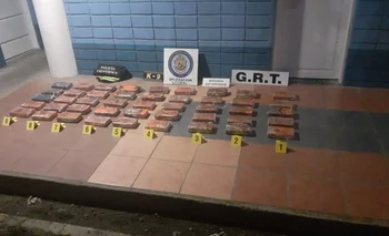 La droga incautada en Salto el 20 de setiembre