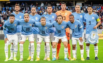 Así formó Uruguay ante Canadá, en el último amistoso de preparación para el Mundial