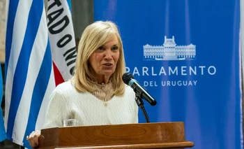 La vicepresidenta de Uruguay, Beatriz Argimón