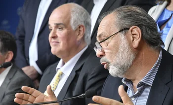 Senadores Gustavo Penadés y Jorge Gandini.