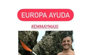 Maxi Ludvik y Emmanuel Soria, perdidos en el mar.