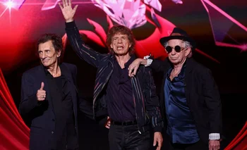 Mick Jagger, Keith Richards y Ronnie Wood al anunciar su nuevo álbum