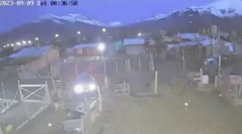 En Bariloche se hizo de día en plena media noche