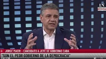Jorge Macri brindó una entrevista a La Nación+