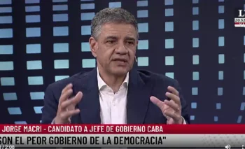 Jorge Macri brindó una entrevista a La Nación+
