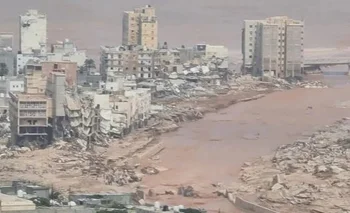 Daños provocados por el paso del ciclón Daniel en Libia