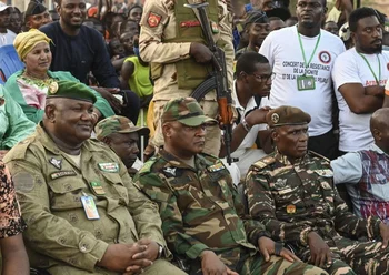 Miembros del Consejo Nacional para la Salvaguarda de la Patria de Níger.