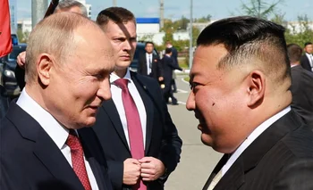 El presidente ruso Vladimir Putin y el líder norcoreano Kim Jong-un se encontraron en Siberia