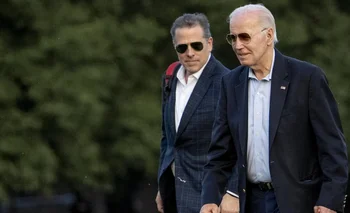 El presidente de EEUU, Joe Biden, y su hijo Hunter