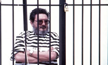 Abimael Guzmán en la cárcel, donde pasó 29 años, hasta su muerte en 2021