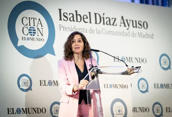 Díaz Ayuso ha participado en el Foro del diario El Mundo.