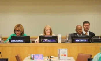 Carolina Cosse en el Foro de Gobiernos Locales y Regionales de la ONU