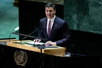 Santiago Peña hizo el anuncio luego de un encuentro con el premier israelí en la Asamblea General de la ONU en Nueva York.