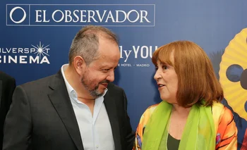 El director del Festival, Fernando Arciniega y la actriz española, Carmen Maura.