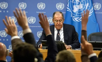 El canciller Lavrov contesta preguntas de la prensa después de su intervención en la Asamblea General de la ONU