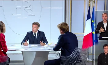 Emmanuel Macron realizó el anuncio durante una entrevista concedida a los canales de televisión TF1 y France 2