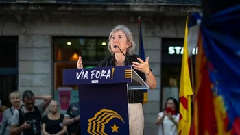 La presidenta de la Asamblea Nacional Catalana, Dolors Feliu