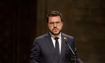 El presidente de la Generalitat de Cataluña, Pere Aragonès.