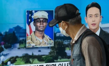 El soldado Travis King entró ilegalmente a Corea del Norte en julio.