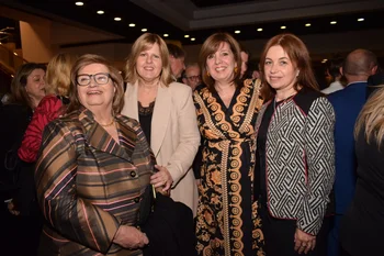Teresa López, Patricia Pahor, Rossana Burci y Gissele Manica