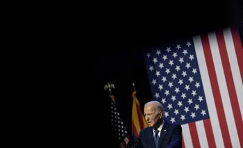 "Algo peligroso está sucediendo en Estados Unidos", advirtió Biden en su discurso.