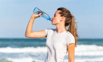 Es importante comenzar el ejercicio con un adecuado estado de hidratación y beber durante la actividad para limitar los déficits de agua y sales minerales