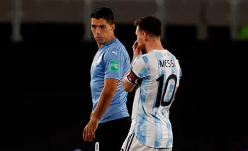Luis Suárez contra Lionel Messi