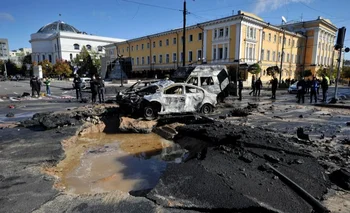 Bombardeo ruso a Kiev en respuesta al ataque al puente de Crimea