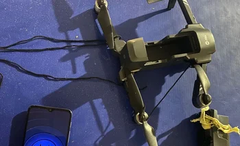 El dron que sobrevoló la cárcel y fue derribado