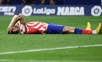 Josema Giménez se lesionó nuevamente en Atlético de Madrid