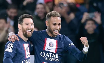 Messi y Neymar, radiantes de felicidad
