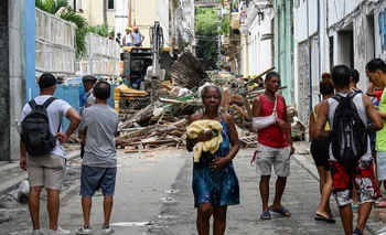 Debido a la falta de mantenimiento, no son inusuales los derrumbes de edificios en los barrios antiguos de La Habana.