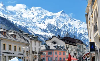 La montaña más alta de Francia, el Mont Blanc,