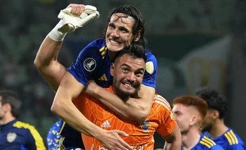 Romero y Cavani, claves en la clasificación de Boca