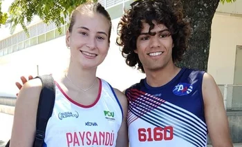 Manuela Rotundo y Kevin Machado