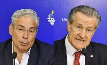 Robert Silva y Gabriel Gurméndez anunciaron su renuncias este jueves en conferencia de prensa en la Residencia de Suárez y Reyes 