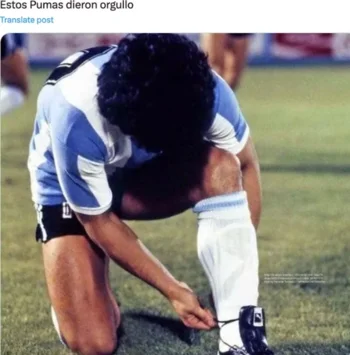 El meme sobre los botines Puma de Maradona