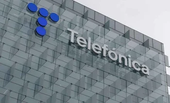 La sede de Telefónica, en Madrid.