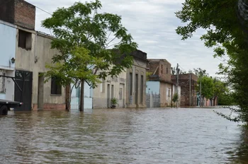 Inundación en Paysandú
