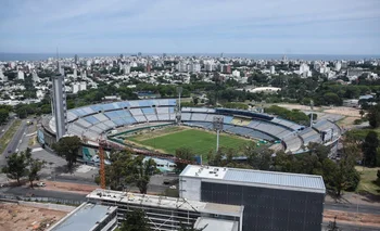 Vista aérea del Estadio Centenario