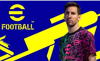 El futbolista Lionel Messi en una imagen del videojuego eFootball 2022.