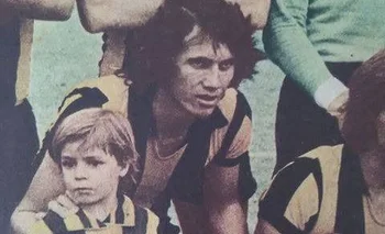 Daniel Quevedo en su primera época en Peñarol